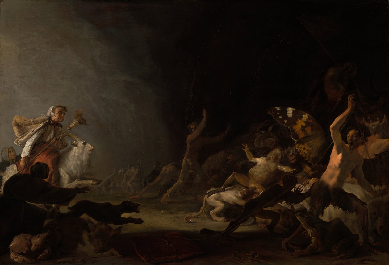 Un sabbat de sorcières, c. 1650 - Cornelis Saftleven