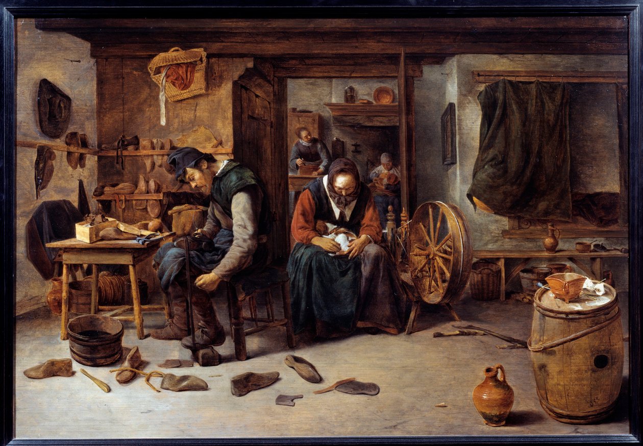 Intérieur Savetier - Cornelis Schack