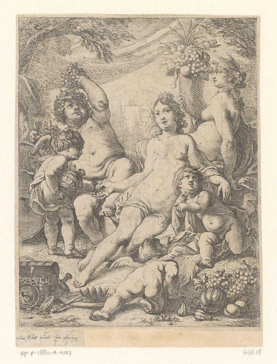 Bacchus, Vénus et Cérès - Cornelis Schut (I)