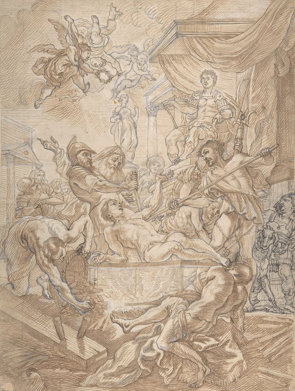 Le Martyre de Saint Laurent - Cornelis Schut I