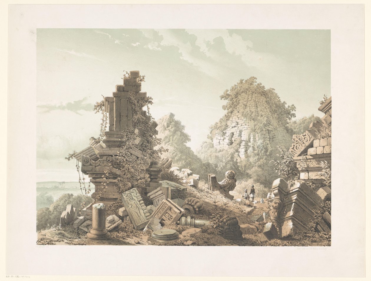 Ruine de Tjandi Lora Djongrang - Cornelis Springer
