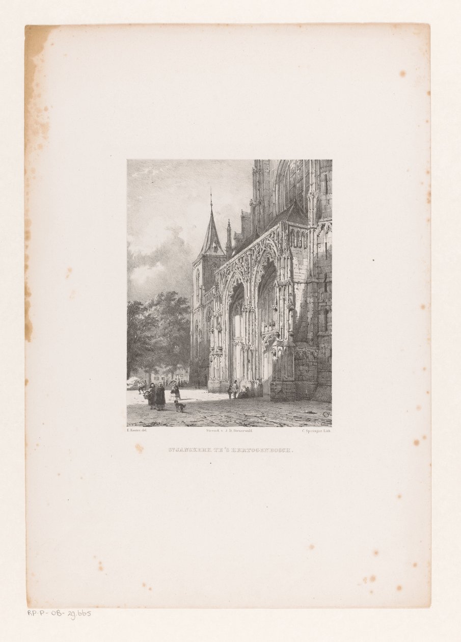 Cathédrale Saint-Jean à Den Bosch - Cornelis Springer