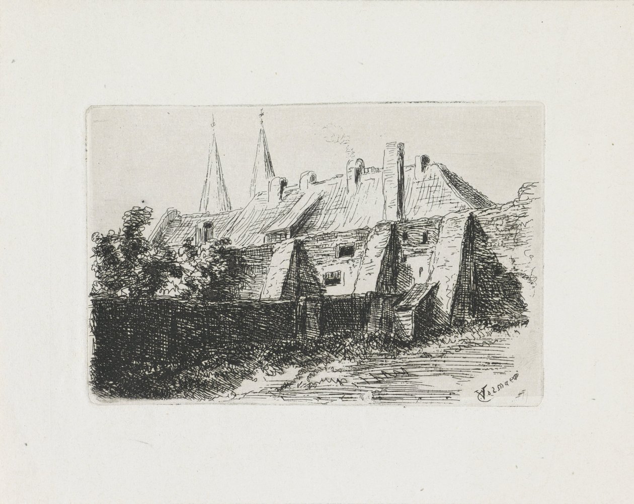 Trois grands arbres - Cornelis Steffelaar