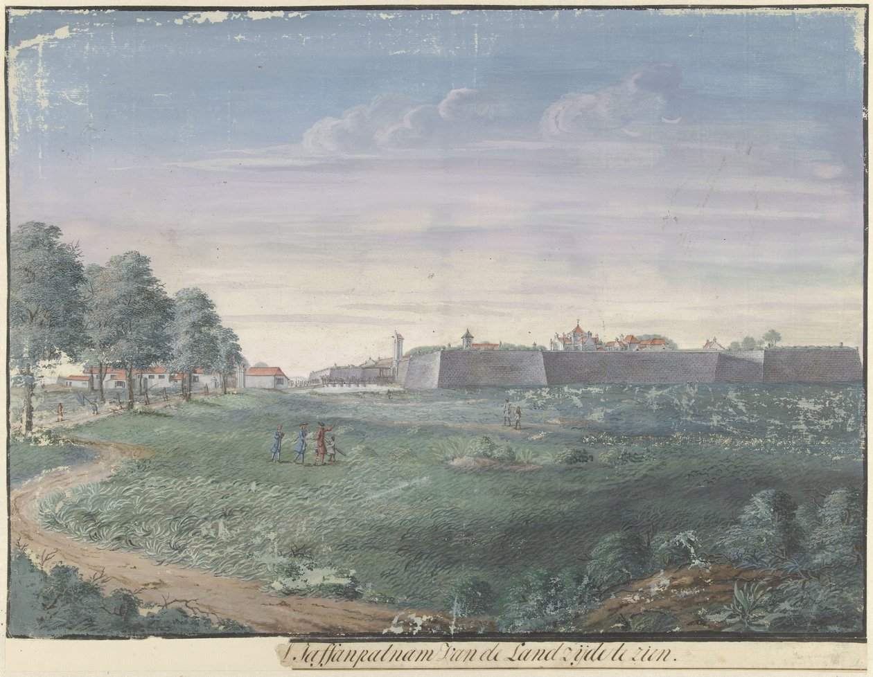 Le fort Jaffnapatnam à Ceylan - Cornelis Steiger