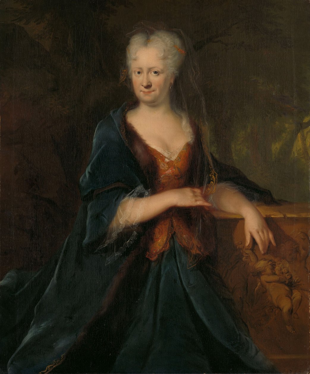 Portrait de Louise Christina Trip - Cornelis Troost
