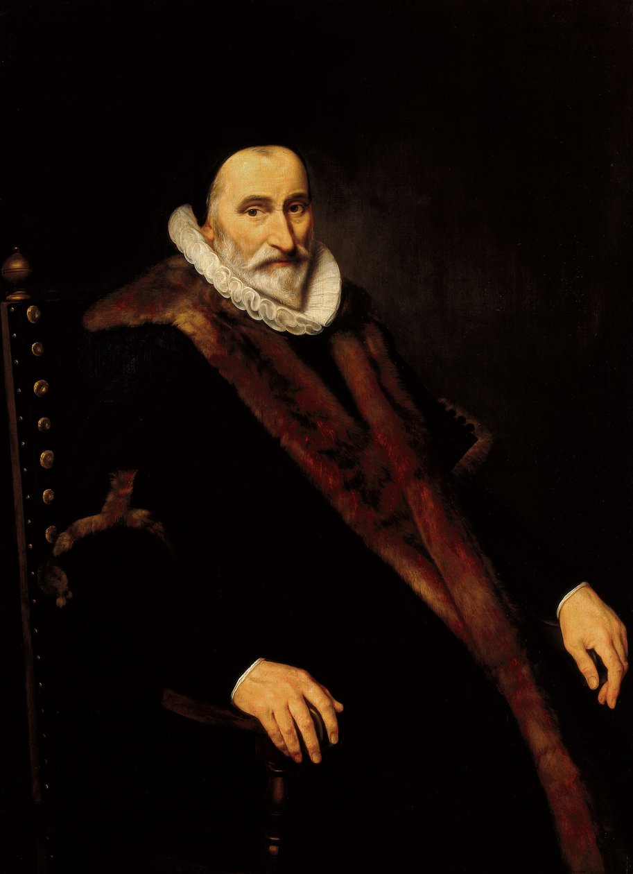 Portrait de Cornelis Pietersz Hooft - Cornelis Van der Voort