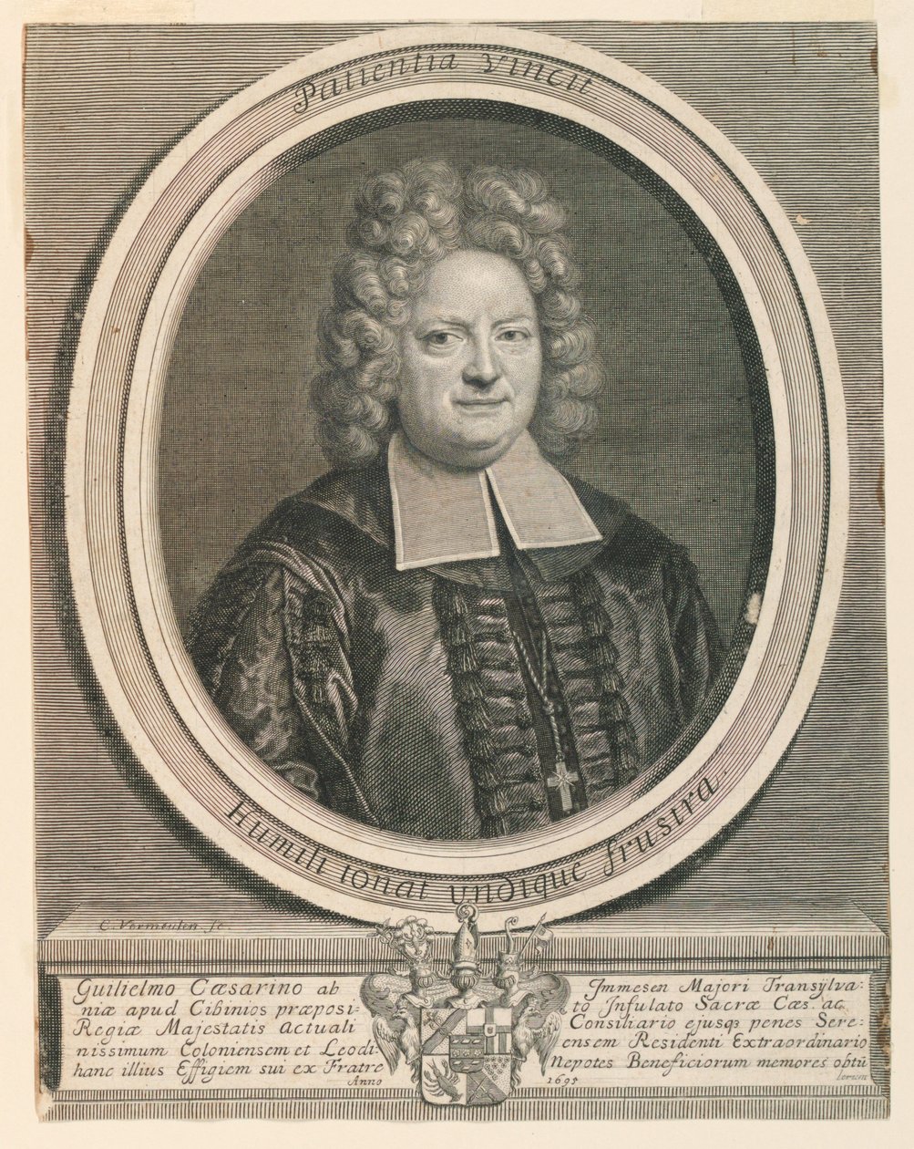 Portrait de Guilielmo Caesarino - Cornelis Vermeulen