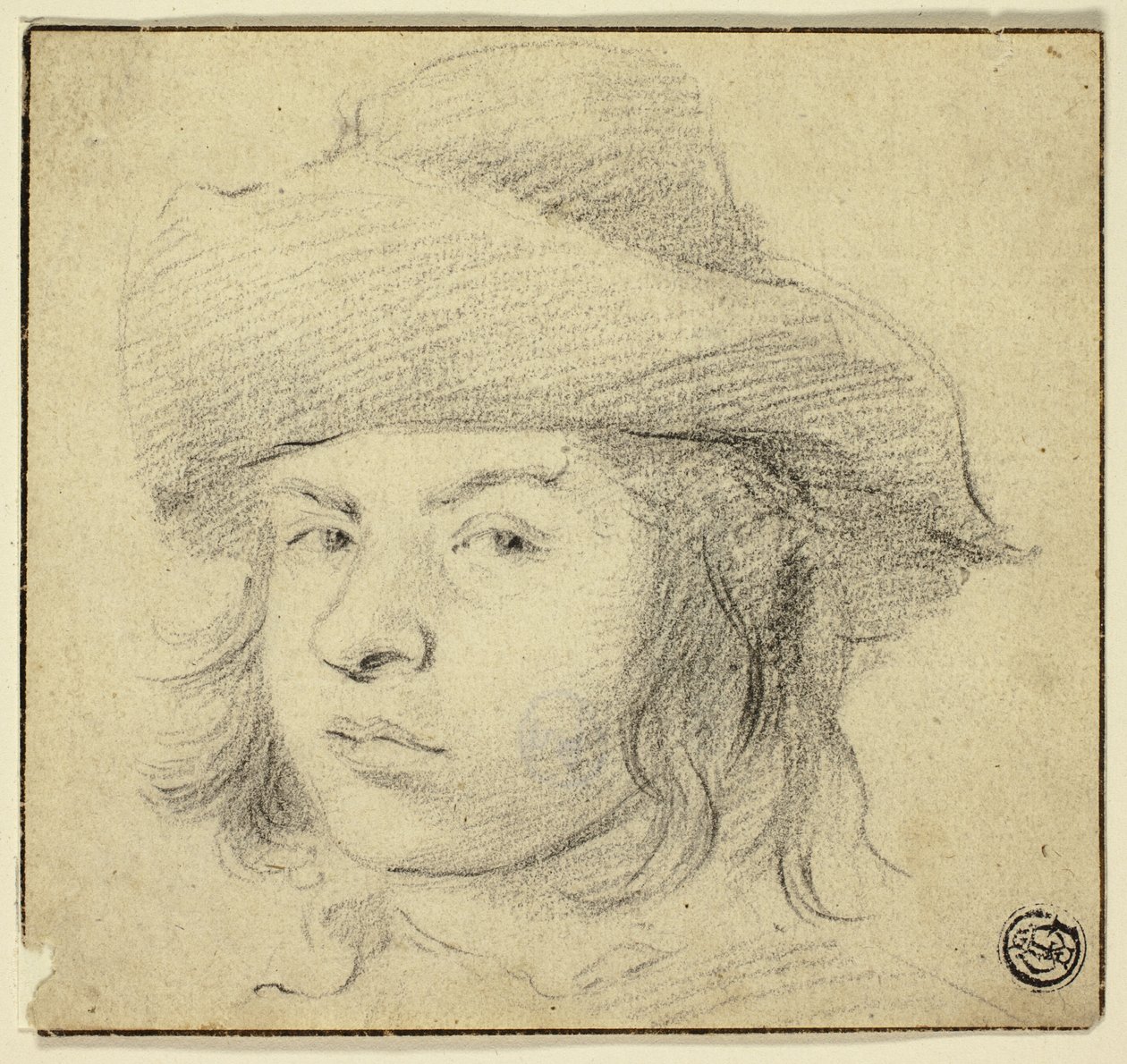 Buste de jeune homme avec chapeau - Cornelis Visscher