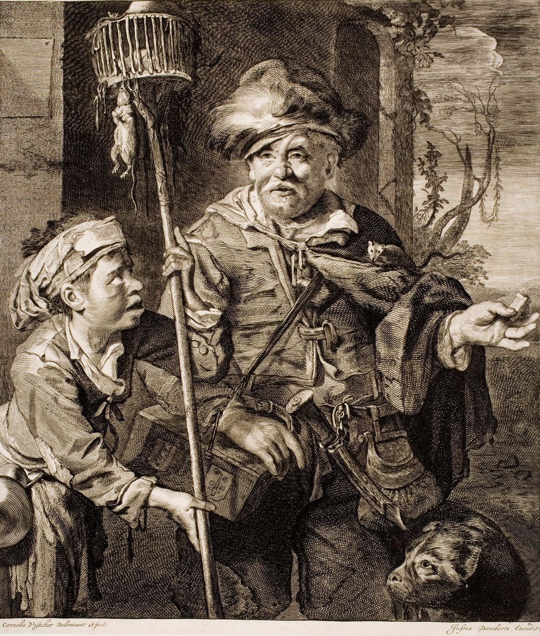 Le vendeur de poison à rats - Cornelis Visscher