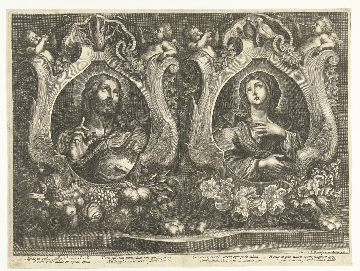 Christ et Marie - Cornelis de Bout (possibly)
