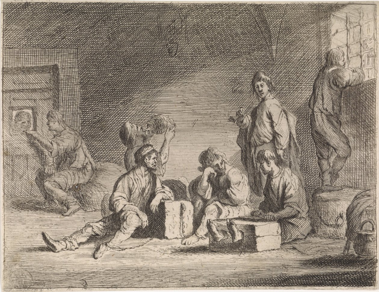 Prisonniers dans un cachot - Cornelis de Wael
