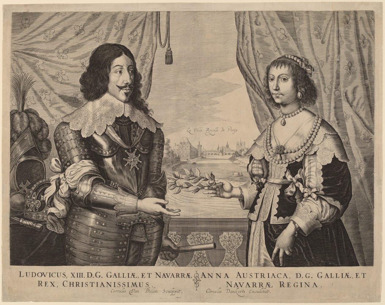 Le roi Louis XIII de France et Anne d