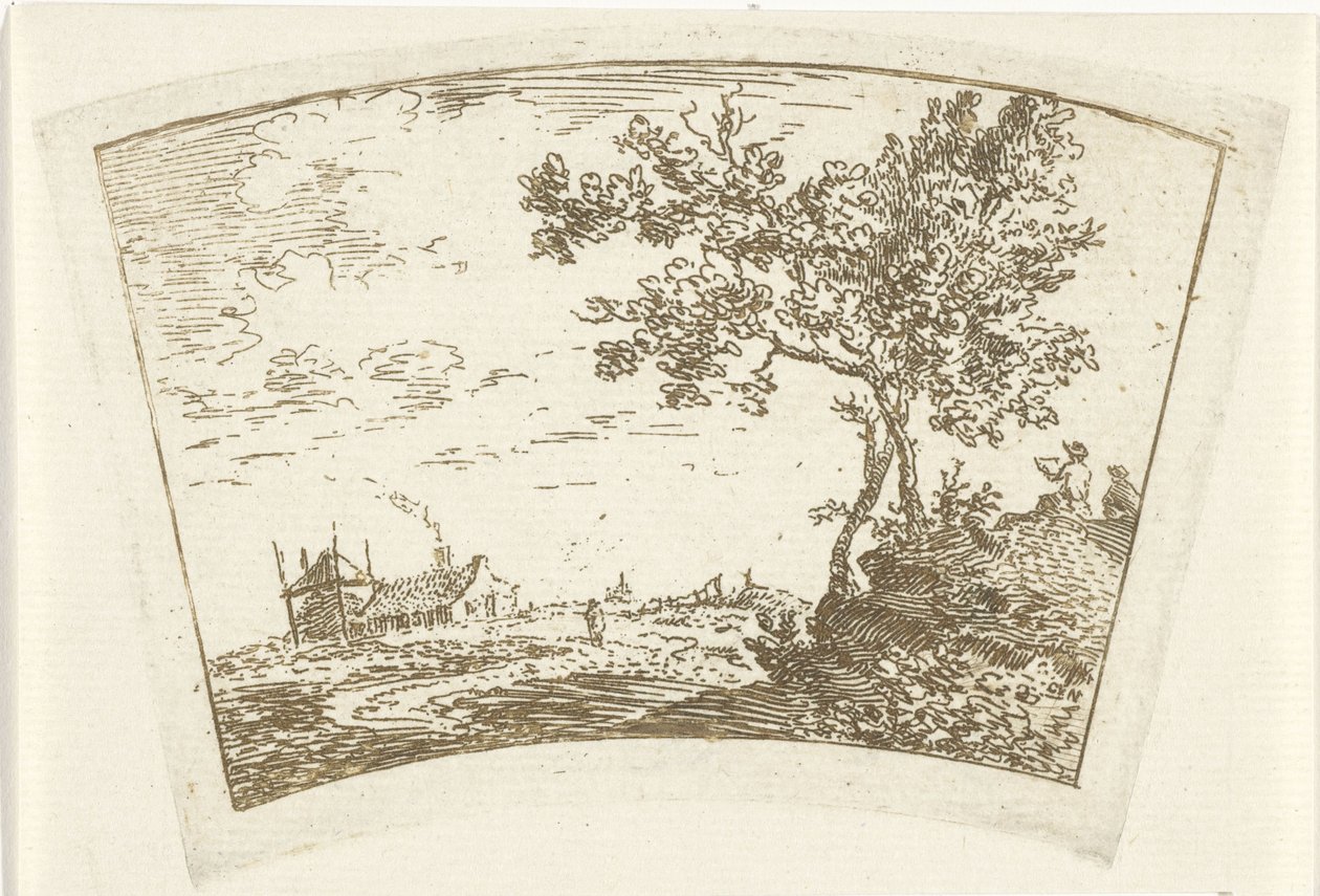 Paysage avec une ferme - Cornelis van Noorde