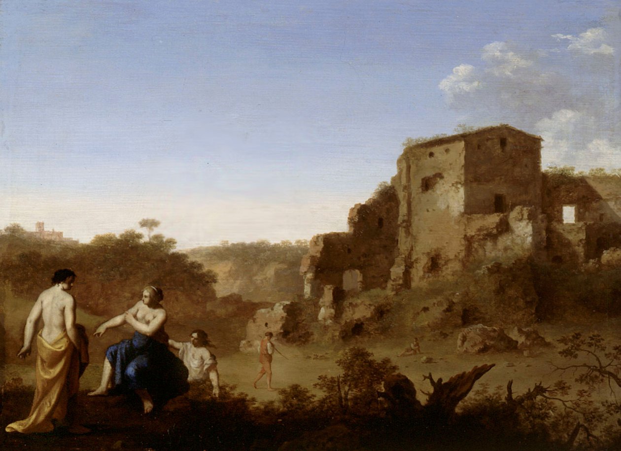 Femmes se baignant - Cornelis van Poelenburch