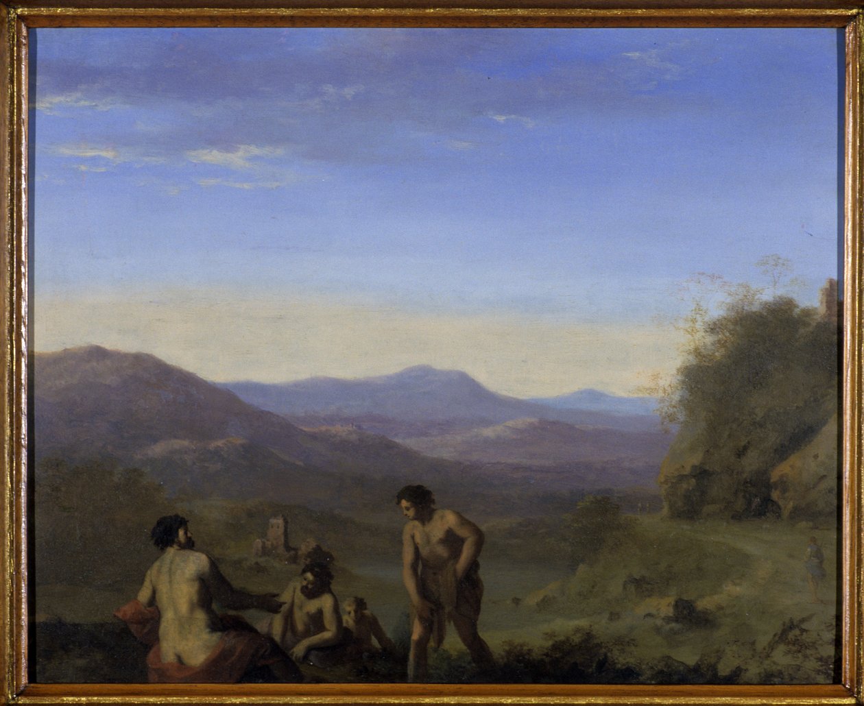Paysage arcadien - Cornelis van Poelenburgh or Poelenburch