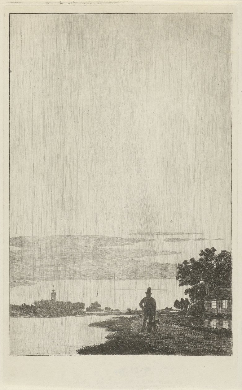 La comète de Donati, 1858 - Cornelis van der Griendt