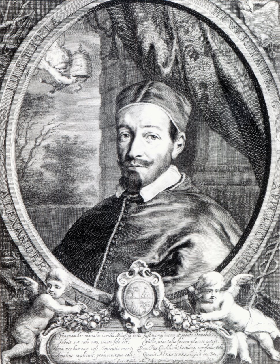 Pape Alexandre VII, publié par Clément de Jonghe - Cornelis Visscher