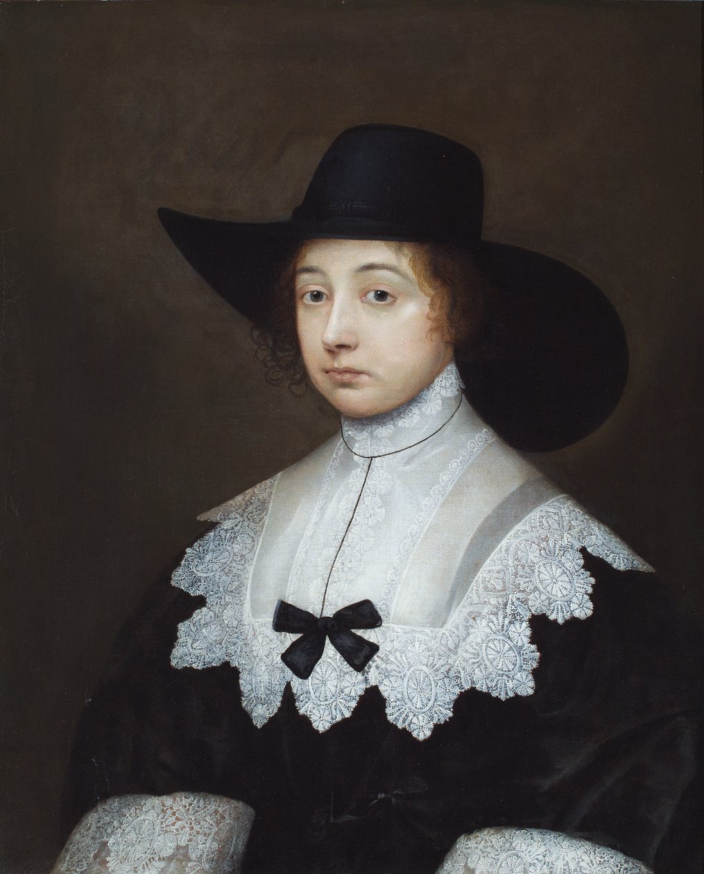 Portrait de Dorothy Sydney, Comtesse de Leicester - Cornelius I Johnson