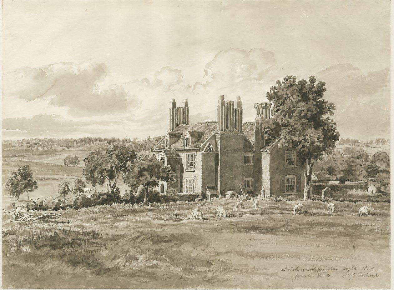 Ferme à Oaken - Cornelius Varley