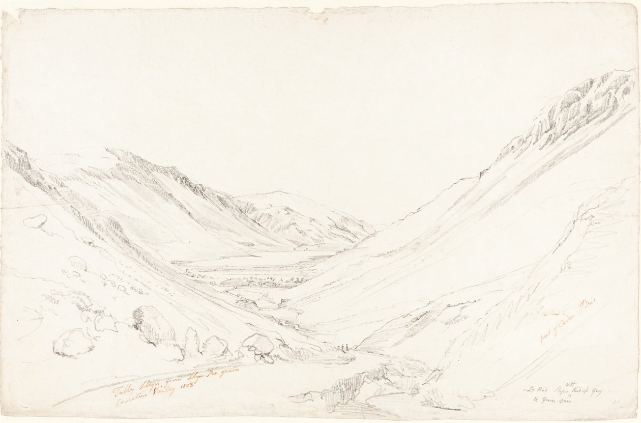 Tally Llyn de Llyn Trigrain - Cornelius Varley