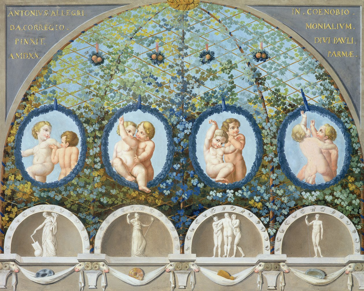 Conception pour une fresque de plafond, publiée vers 1780 - Antonio da Correggio