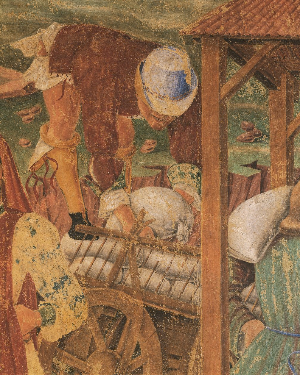Marchand au travail, (détail) - Cosimo (attr. to) Tura