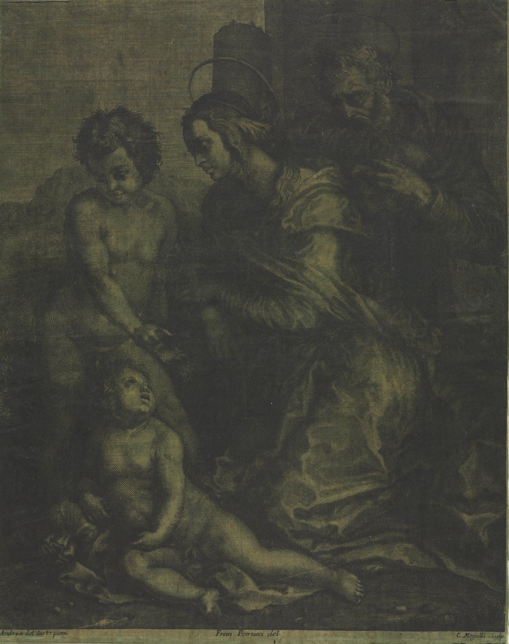 La Sainte Famille avec Saint Jean - Cosimo Mogalli