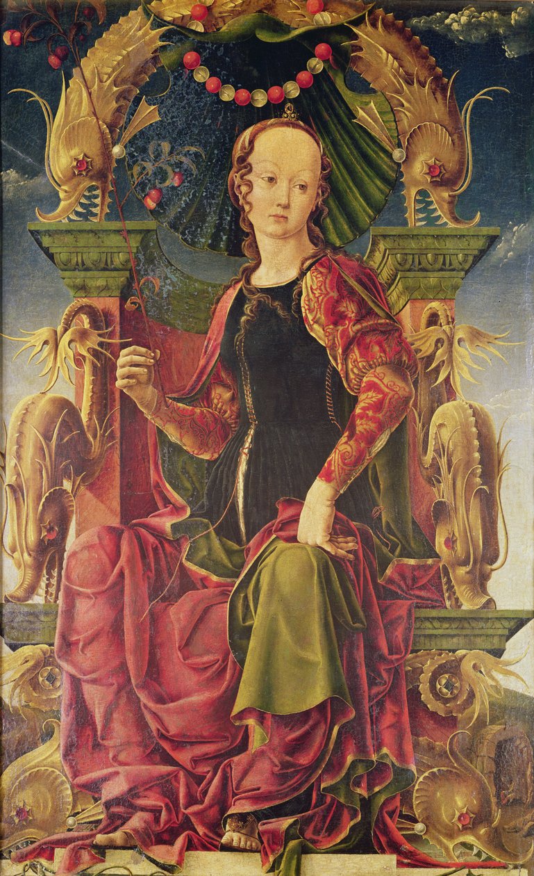 Une muse, c.1455-60 - Cosimo Tura