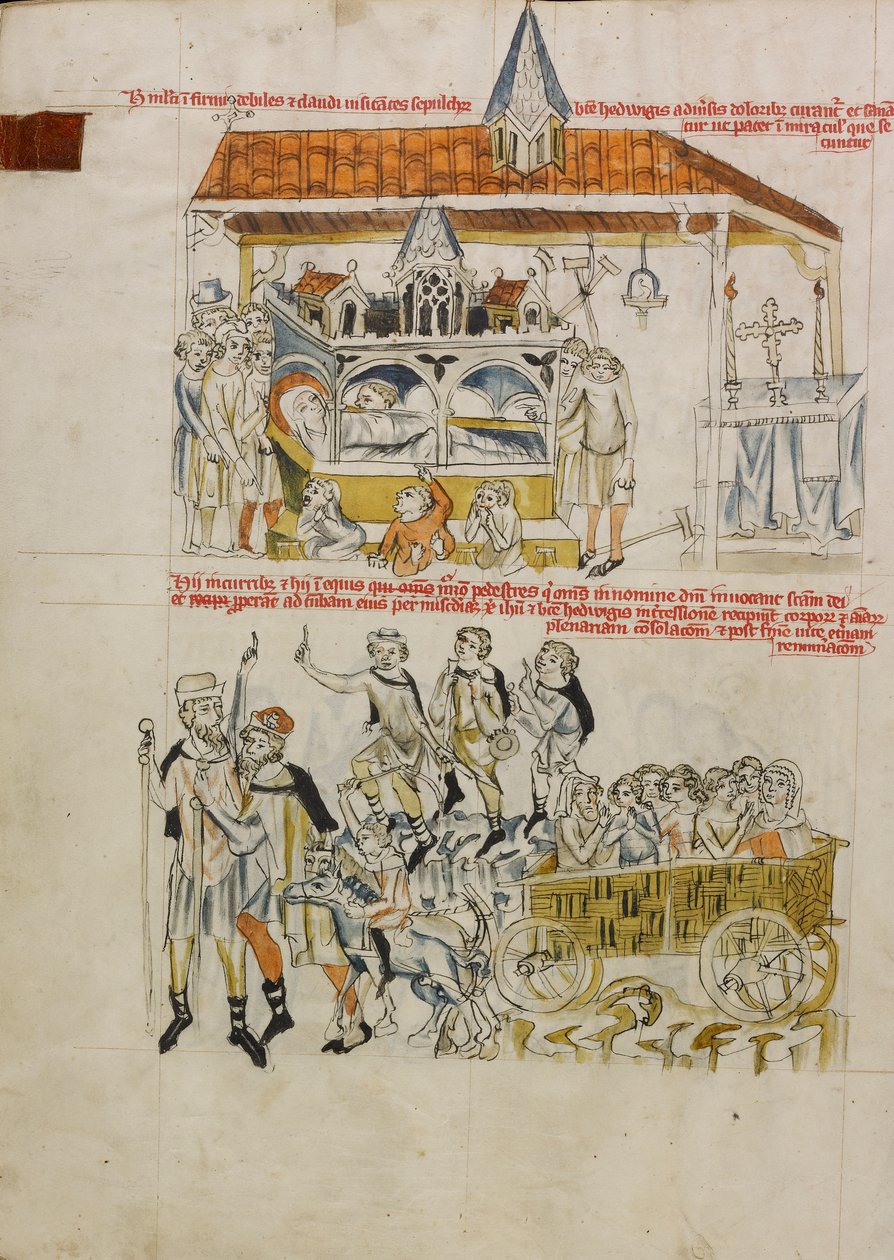 La Vie de la Bienheureuse Hedwige - Court workshop of Duke Ludwig I of Liegnitz and Brieg