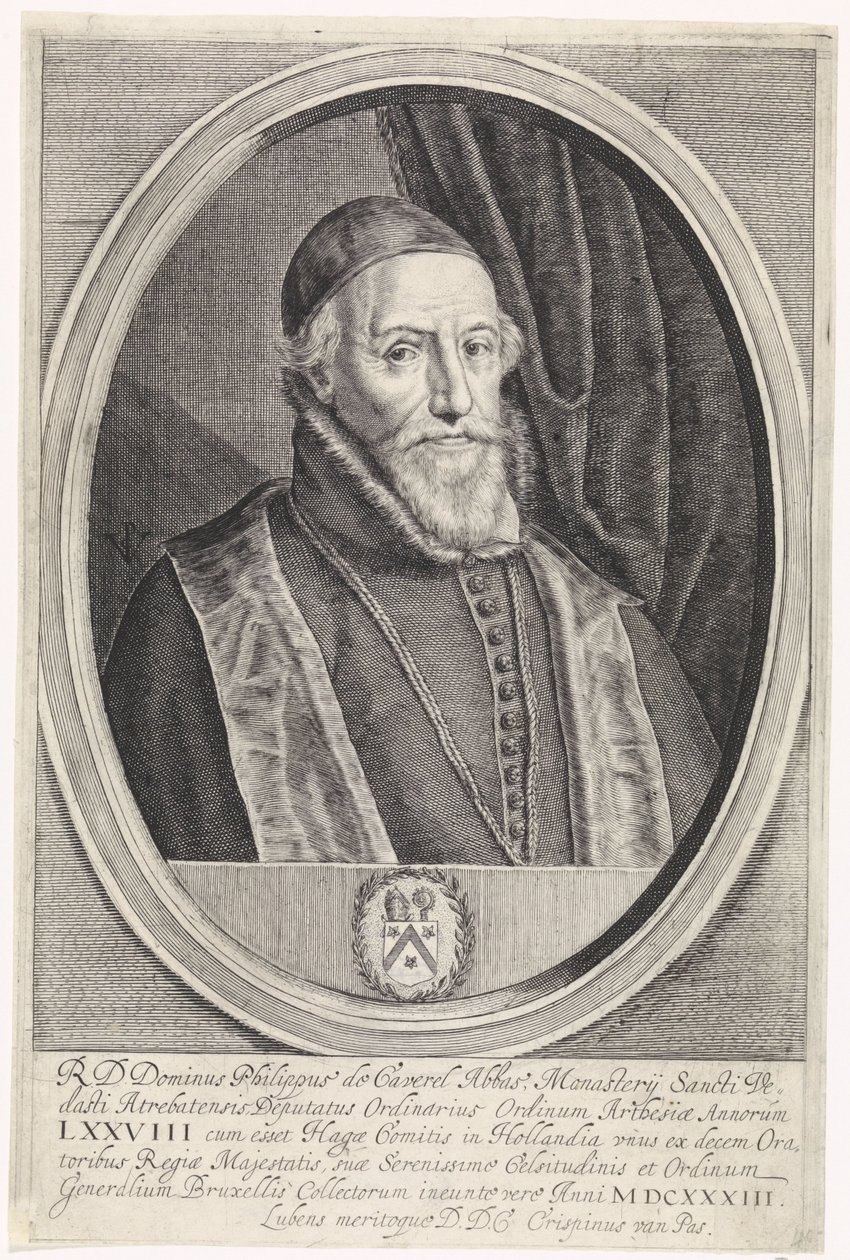 Portrait de Philippe de Caverel - Crispijn van de Passe