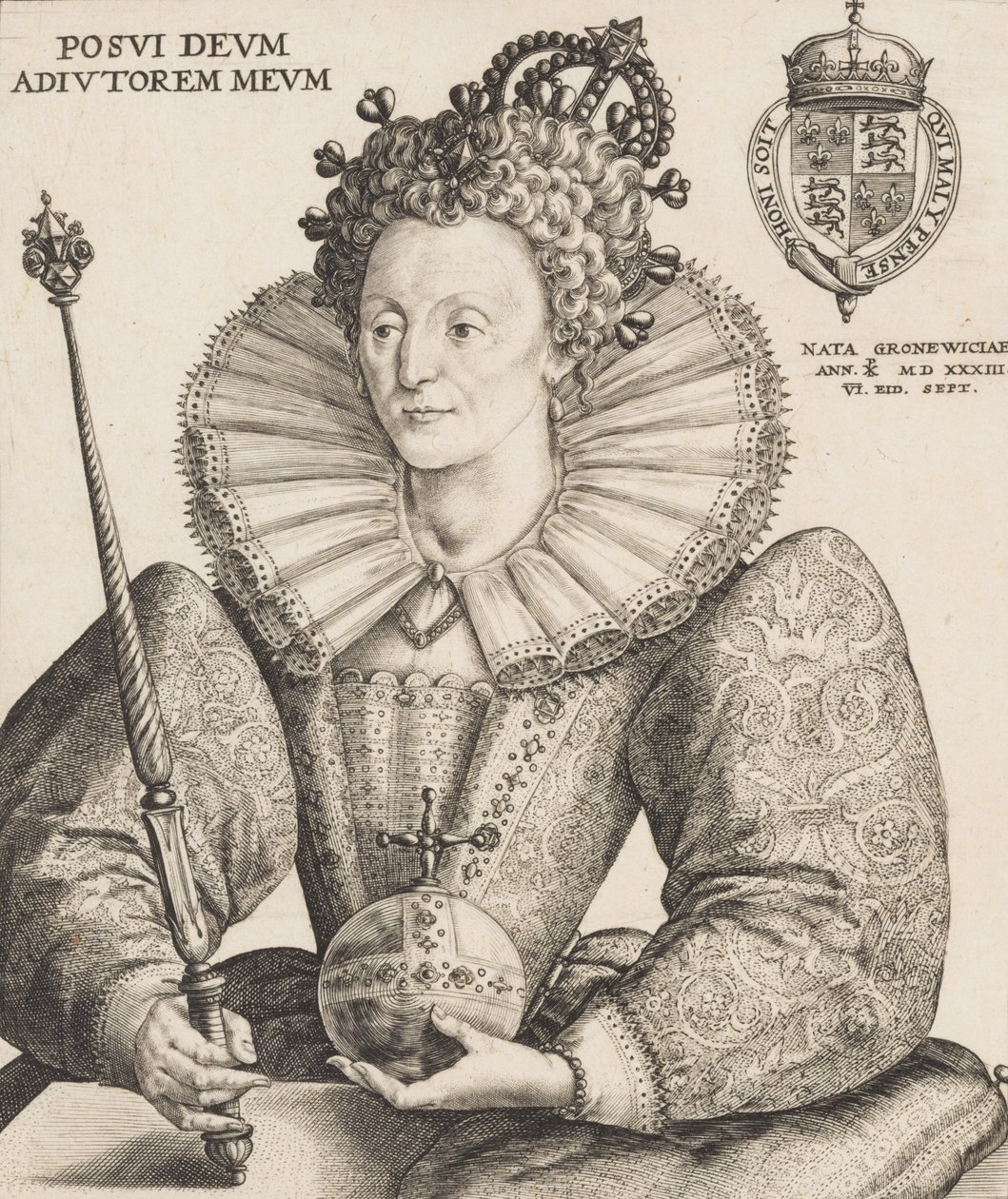 Reine Élisabeth I - Crispijn de Passe I