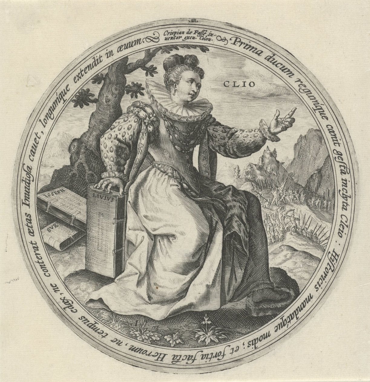 Clio - Crispijn van de Passe (I)