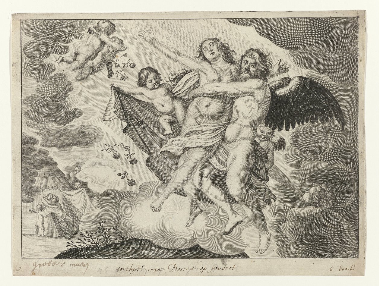 Borée enlève Orithye - Crispijn van de Passe (II) (possibly)