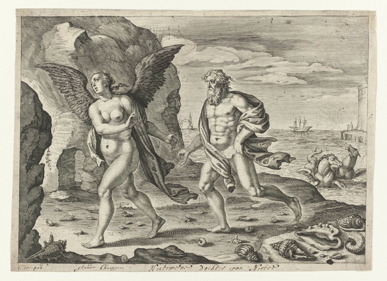 Coronis et Neptune - Crispijn van de Passe (II)