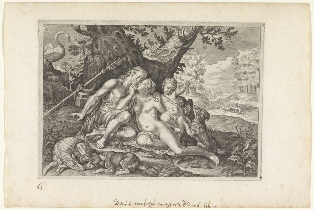 Vénus avertit Adonis - Crispijn van de Passe (II)