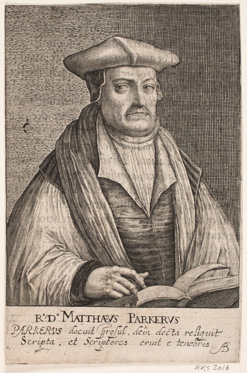 Mathew Parker, archevêque de Canterbury - Crispijn van de Passe