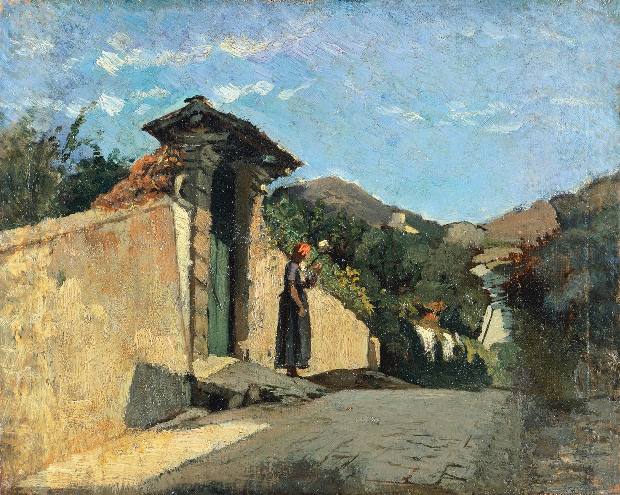 Étude de paysage, vers 1861 - Cristiano Banti