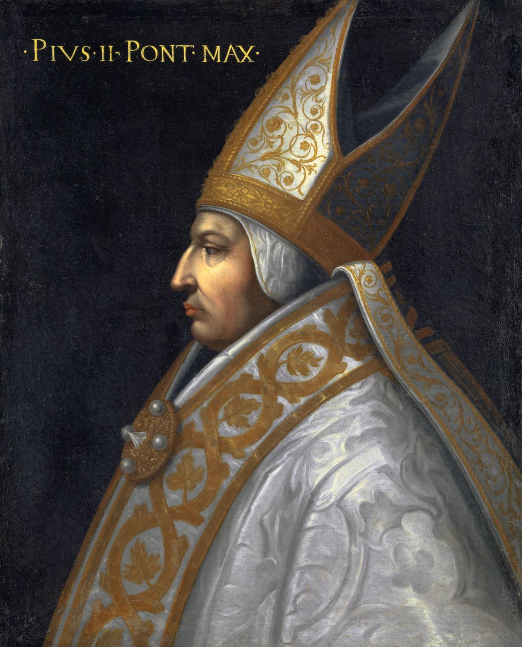 Portrait du Pape Pie II - Cristofano dell Altissimo