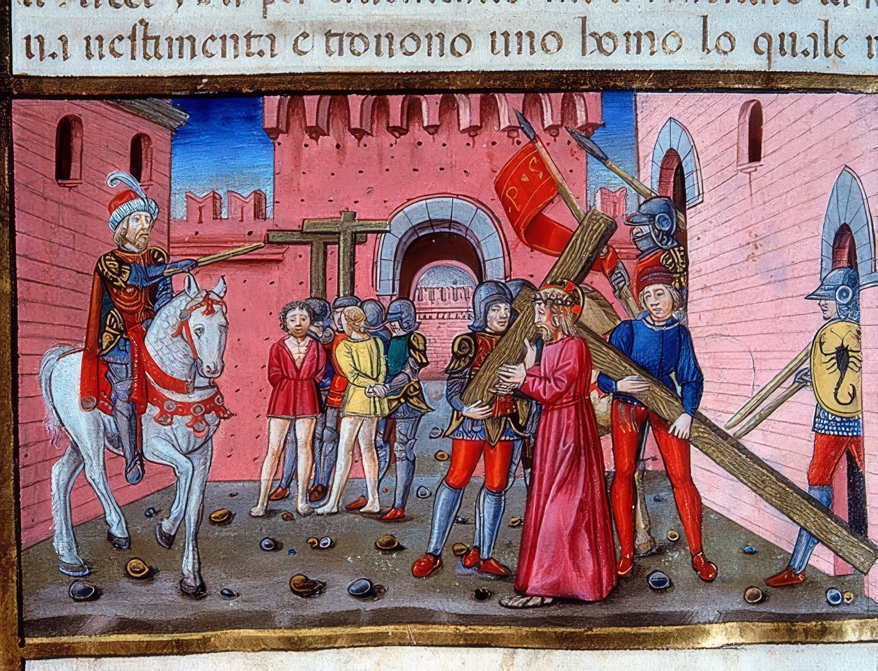 Portement de croix du Christ - Cristoforo De Predis