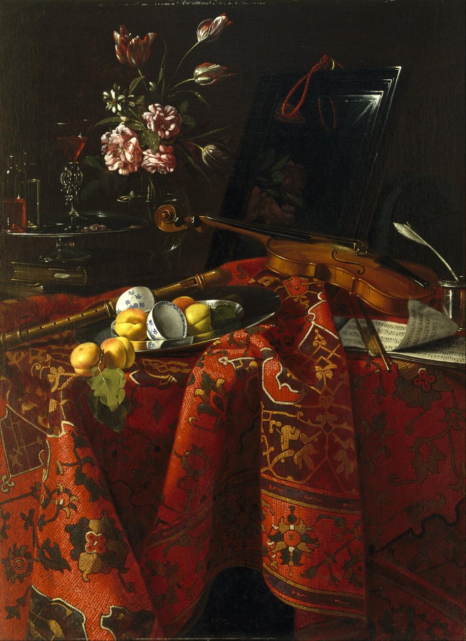 Nature morte aux instruments de musique - Cristoforo Munari