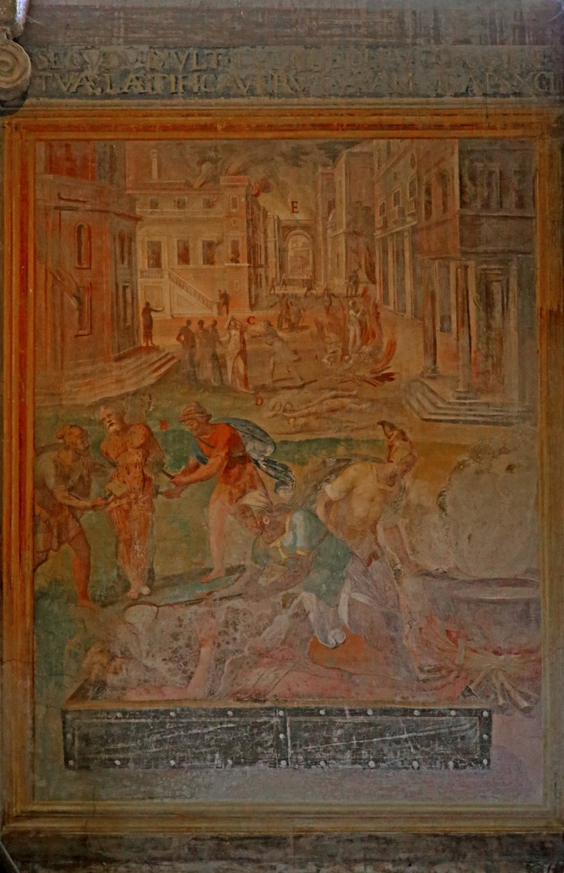 Martyr et mutilation de divers saints - Cristoforo and Tempesta, Antonio Roncalli