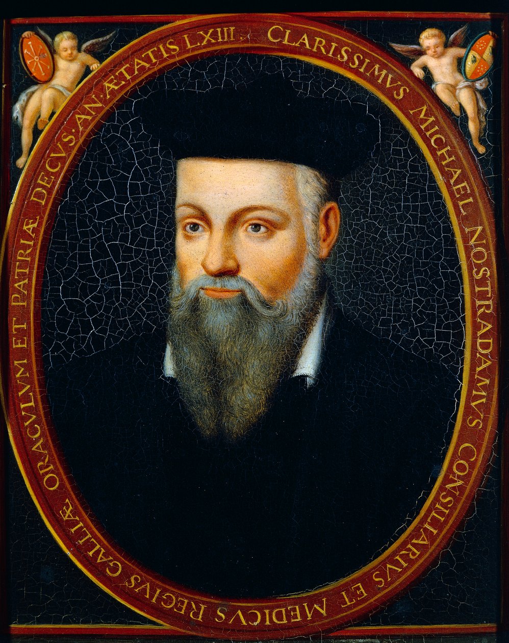 Portrait de Michel de Notre Dame dit Nostradamus - César de Nostredame