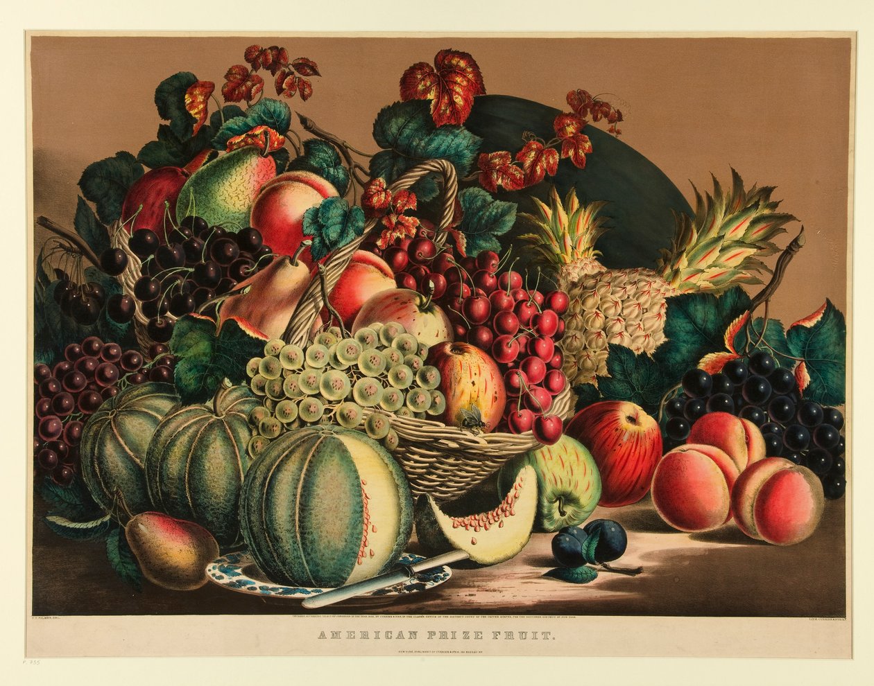 Fruit primé américain - Currier and Ives