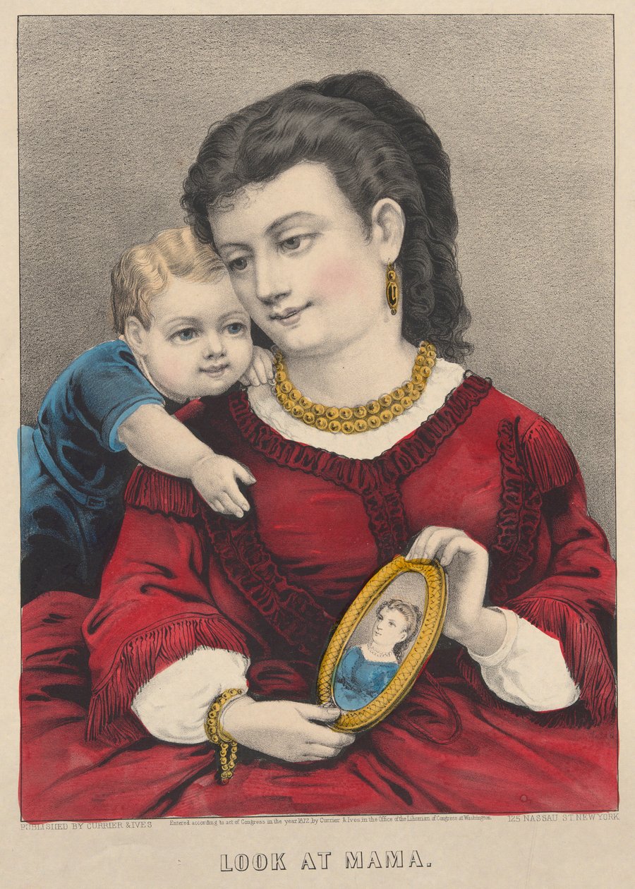 Regarde maman - Currier and Ives