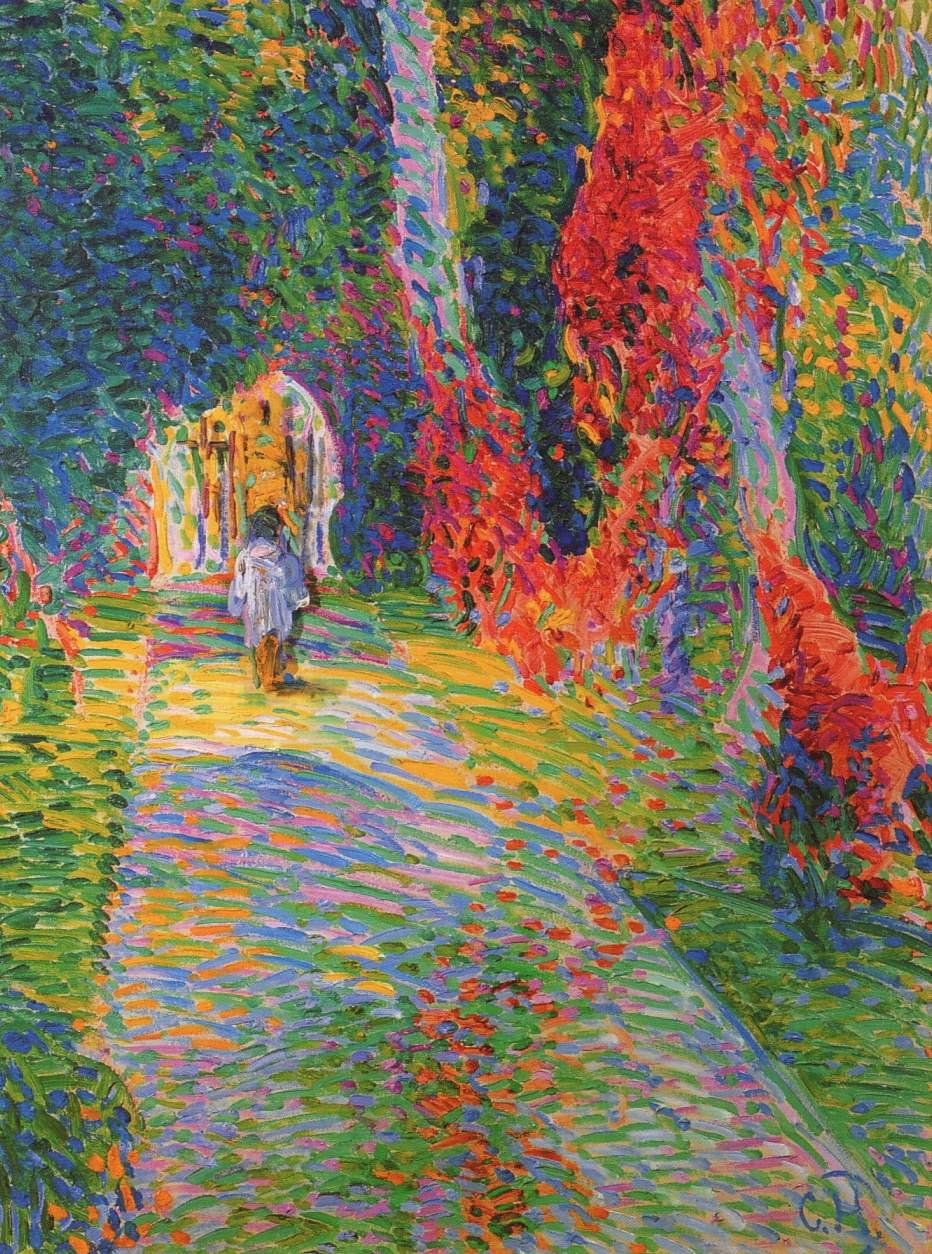 Chemin de parc automnal à Pretzfeld - Curt Herrmann