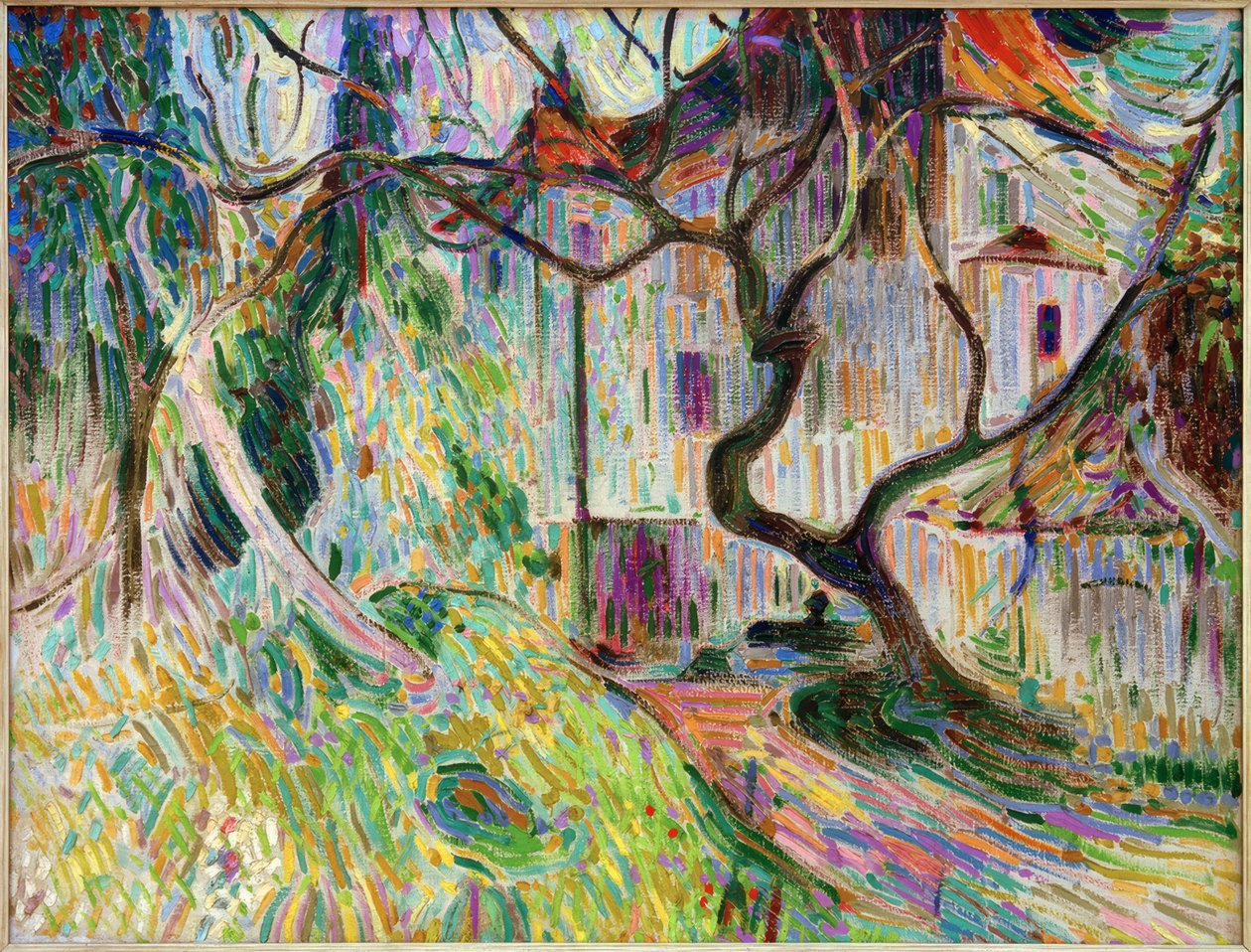 Le "Vieux Frêne" dans le parc du château de Pretzfeld - Curt Herrmann