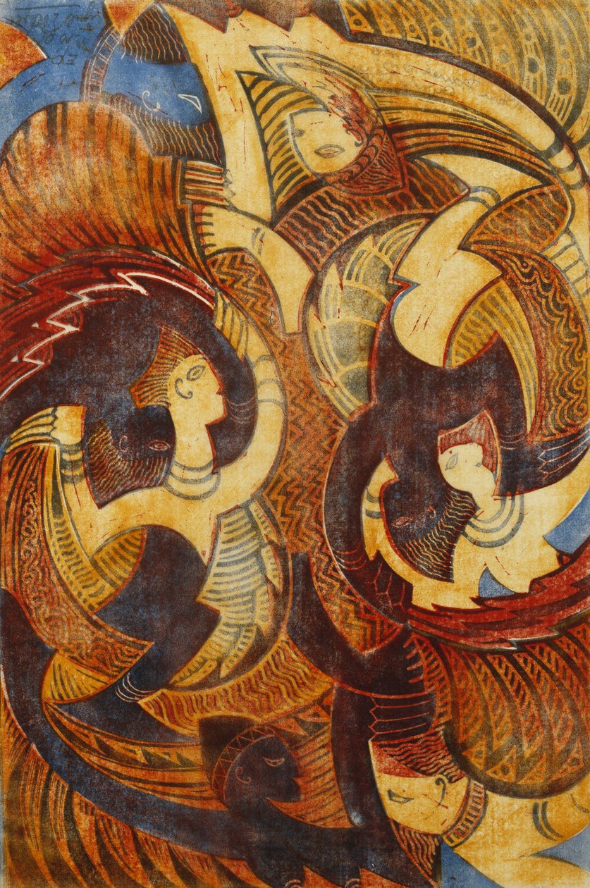 Danse du feu, vers 1931 - Cyril Edward Power