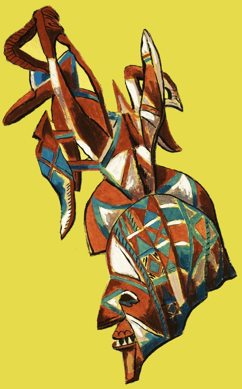 Masque de théâtre japonais - Dan Escott