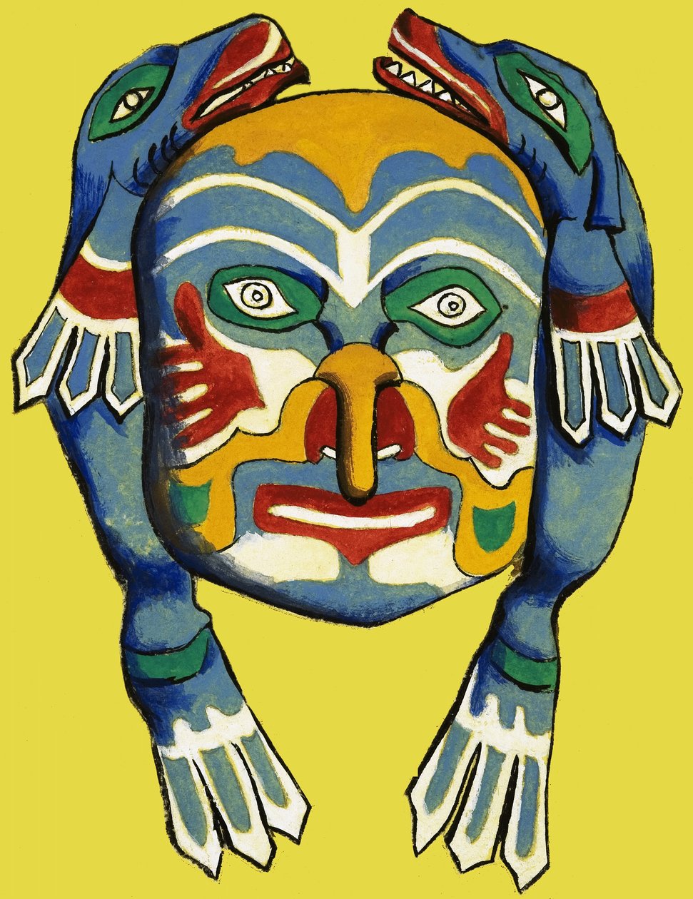 Masque de théâtre japonais - Dan Escott