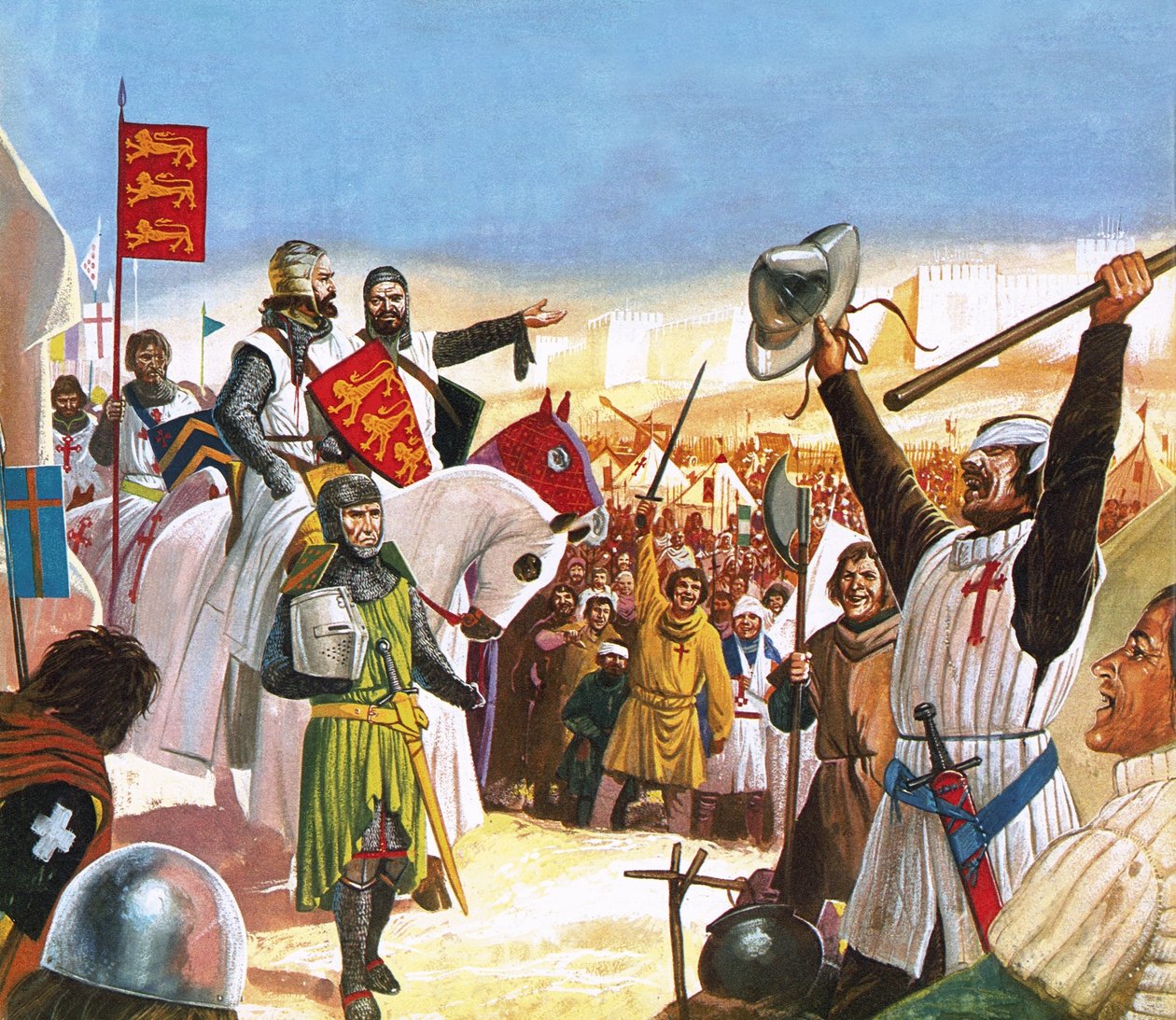 Richard Cœur de Lion arrive à Acre - Dan Escott